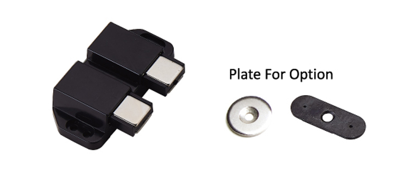 Double Glass Door Push